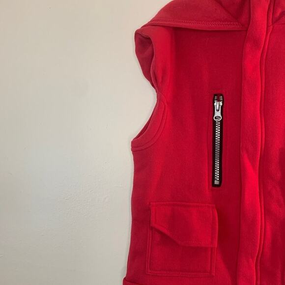 FORTNITE Girl’s Pink/Black Sweatshirt Hooded Zip Up Vest / Size: Large 10-12 - Picture 8 of 12